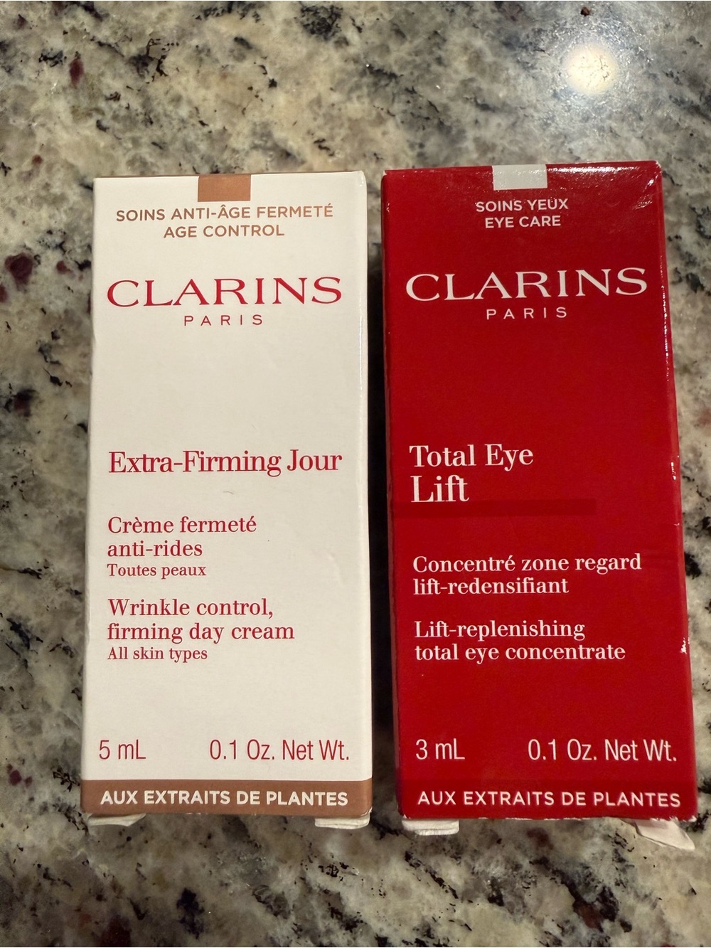 Clarins Total Eye Lift & Anti-Wrinkle Day Cream Duo -